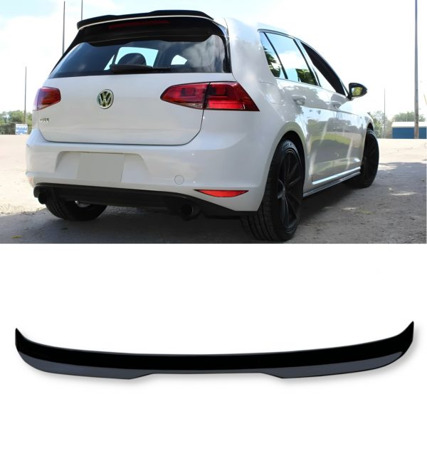 REAR ROOF ROOF SPOILER GLOSS BLACK FOR VW GOLF MK7/7.5 GTI R & R-LINE 2013-2020