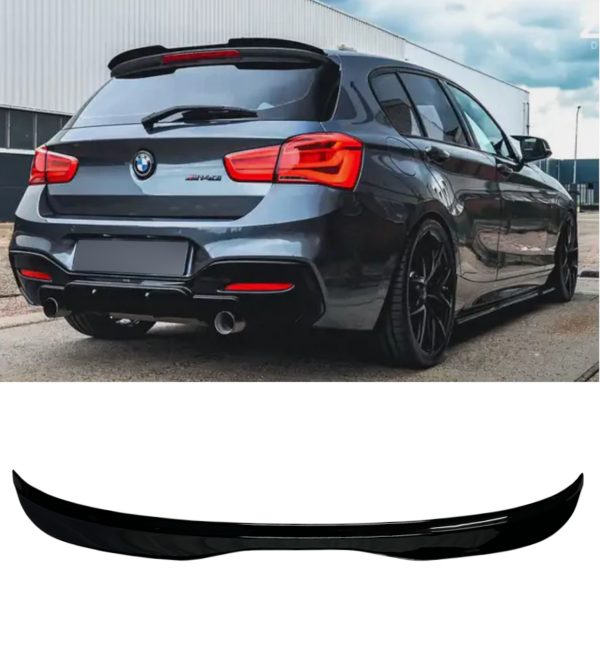 BMW 1 SERIES F20 F21 REAR ROOF BOOT TRUNK SPOILER GLOSS BLACK M SPORT M135i 2011+