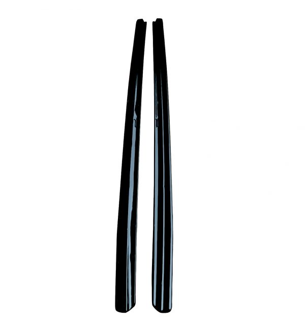 SIDE SKIRT BLADES GLOSS BLACK FOR AUDI RS3 8V SPORTBACK 2015-2020 - Image 4