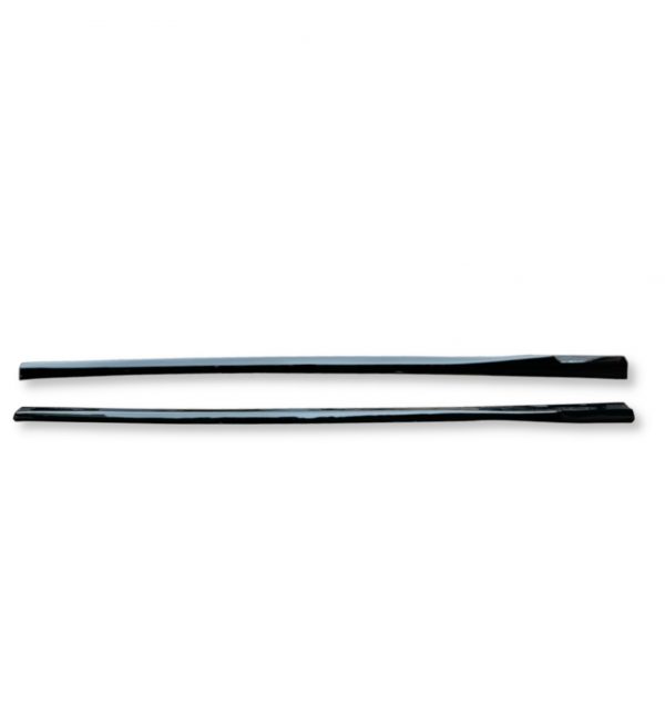 SIDE SKIRT BLADES GLOSS BLACK FOR AUDI A3 S3 8V FACELIFT 2016-2019
