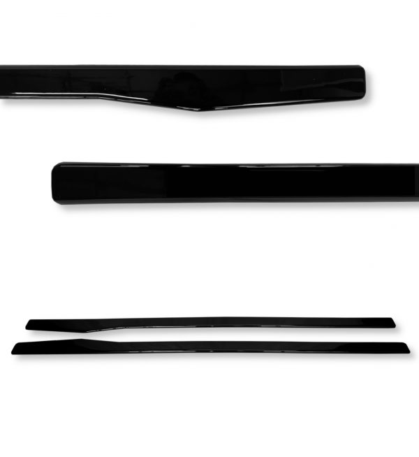 SIDE SKIRTS BLADES GLOSS BLACK FOR MERCEDES C CLASS W205 C205 A205 S205 2015-18 - Image 3