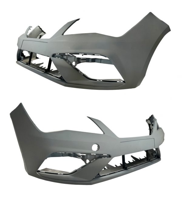 FRONT BUMPER GRILLE BODY KIT FR LOOK PRIMED FOR SEAT LEON MK3 2017-2020 - Image 2