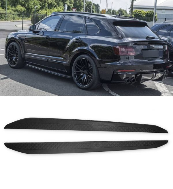 SIDE STEPS RUNNING BOADS ALUMINIUM OEM STYLE BLACK FOR BENTLEY BENTAYGA 2020+ - Image 2