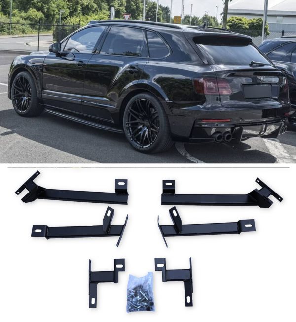 SIDE STEPS RUNNING BOADS ALUMINIUM OEM STYLE BLACK FOR BENTLEY BENTAYGA 2020+ - Image 5
