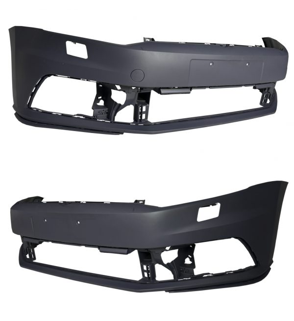 FRONT BUMPER GRILLE SIDE SKIRT FULL BODY KIT GTI LOOK PRIMED FOR VW POLO MK5 - Image 2