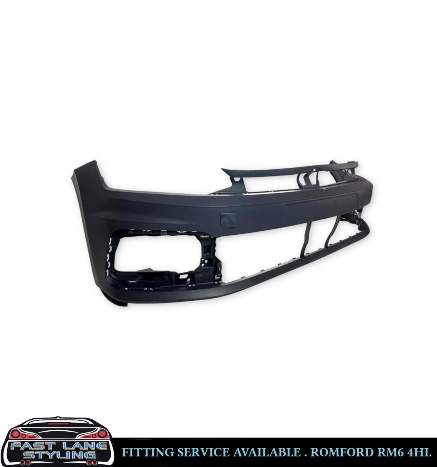 FRONT BUMPER WITH GRILLE BODY KIT GTI LOOK PRIMED FOR VW POLO 2018+ - Image 2