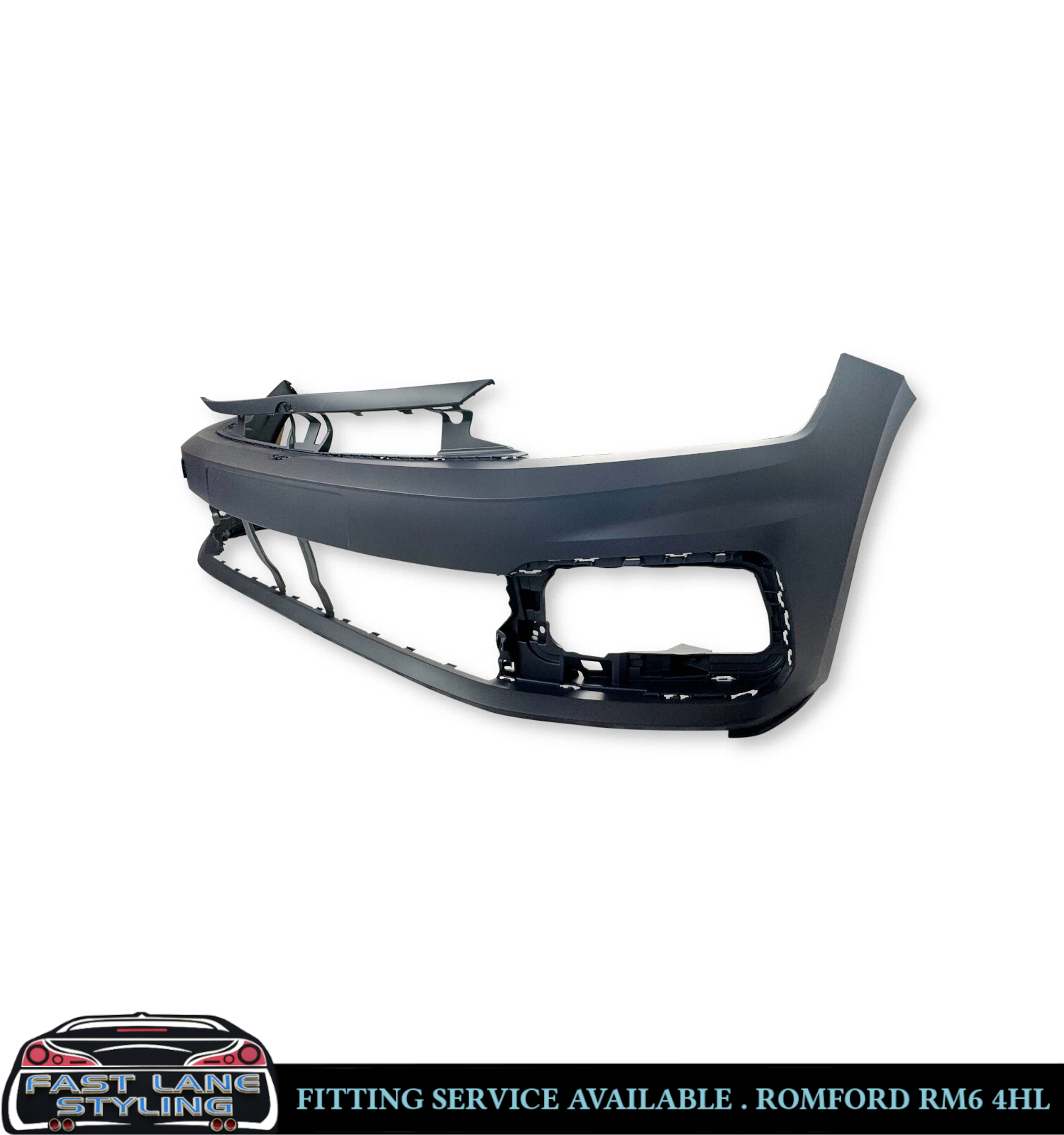FRONT BUMPER WITH GRILLE BODY KIT GTI LOOK PRIMED FOR VW POLO 2018+ - Image 3