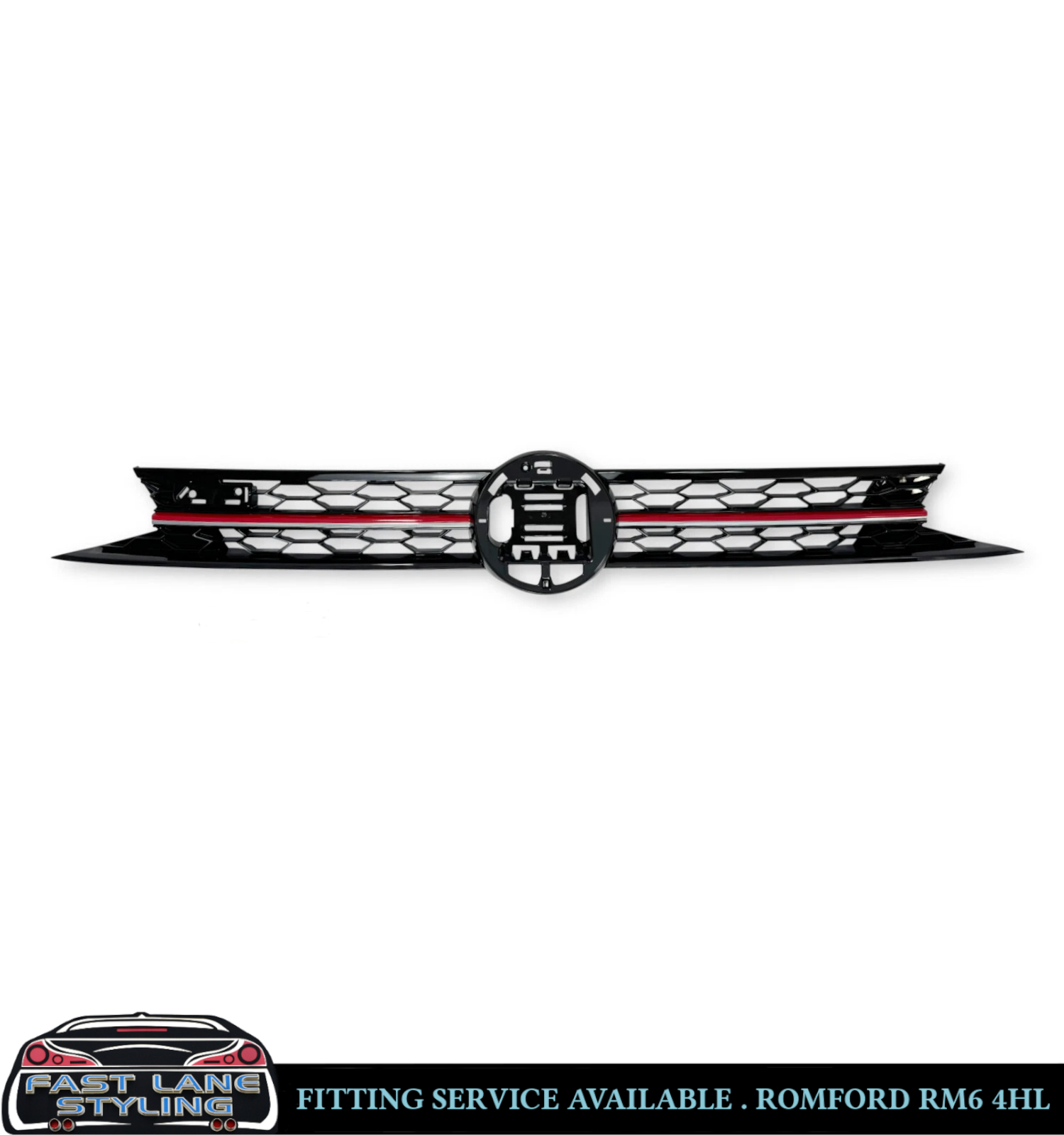 FRONT BUMPER WITH GRILLE BODY KIT GTI LOOK PRIMED FOR VW POLO 2018+ - Image 5