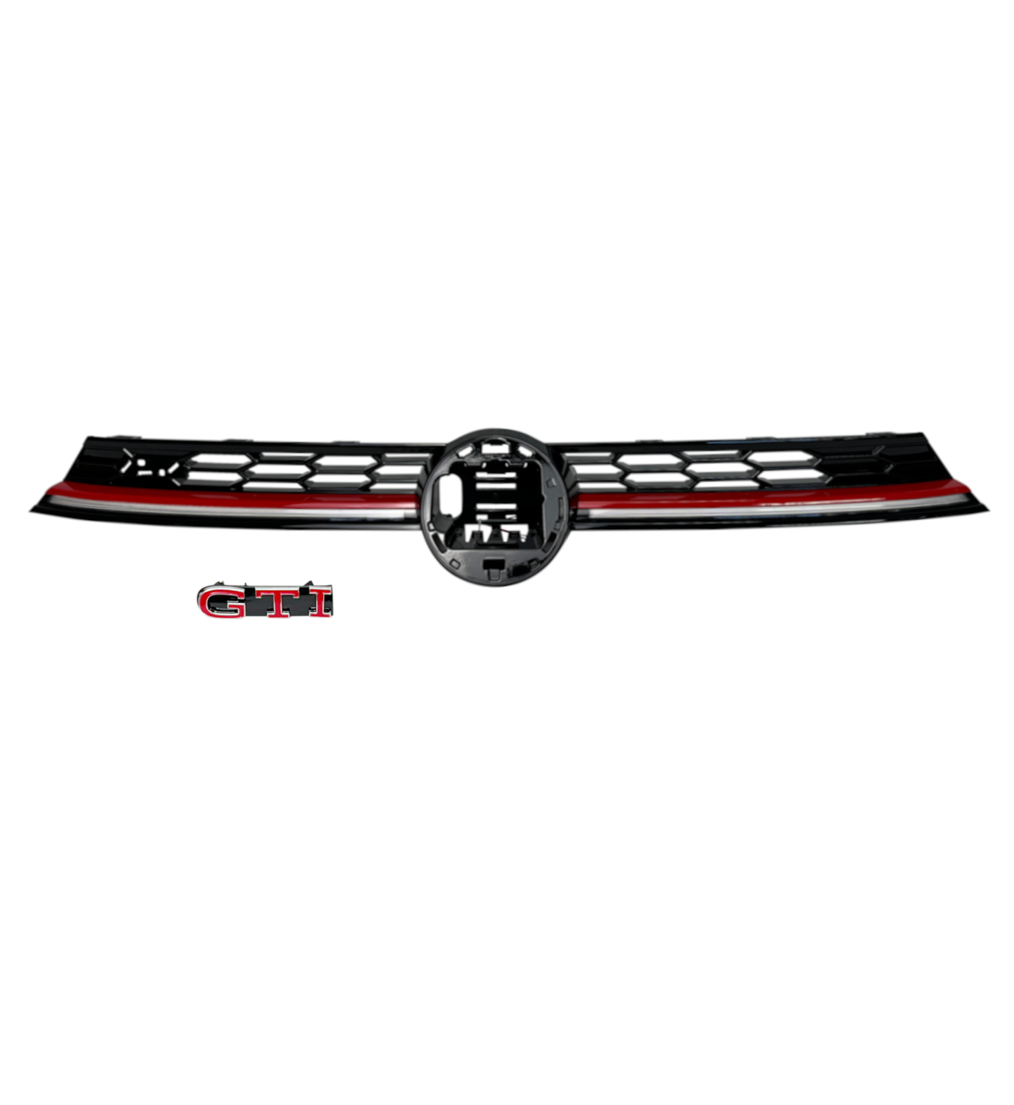 FRONT BUMPER WITH GRILLE BODY KIT GTI LOOK PRIMED FOR VW POLO 2022+ - Image 4