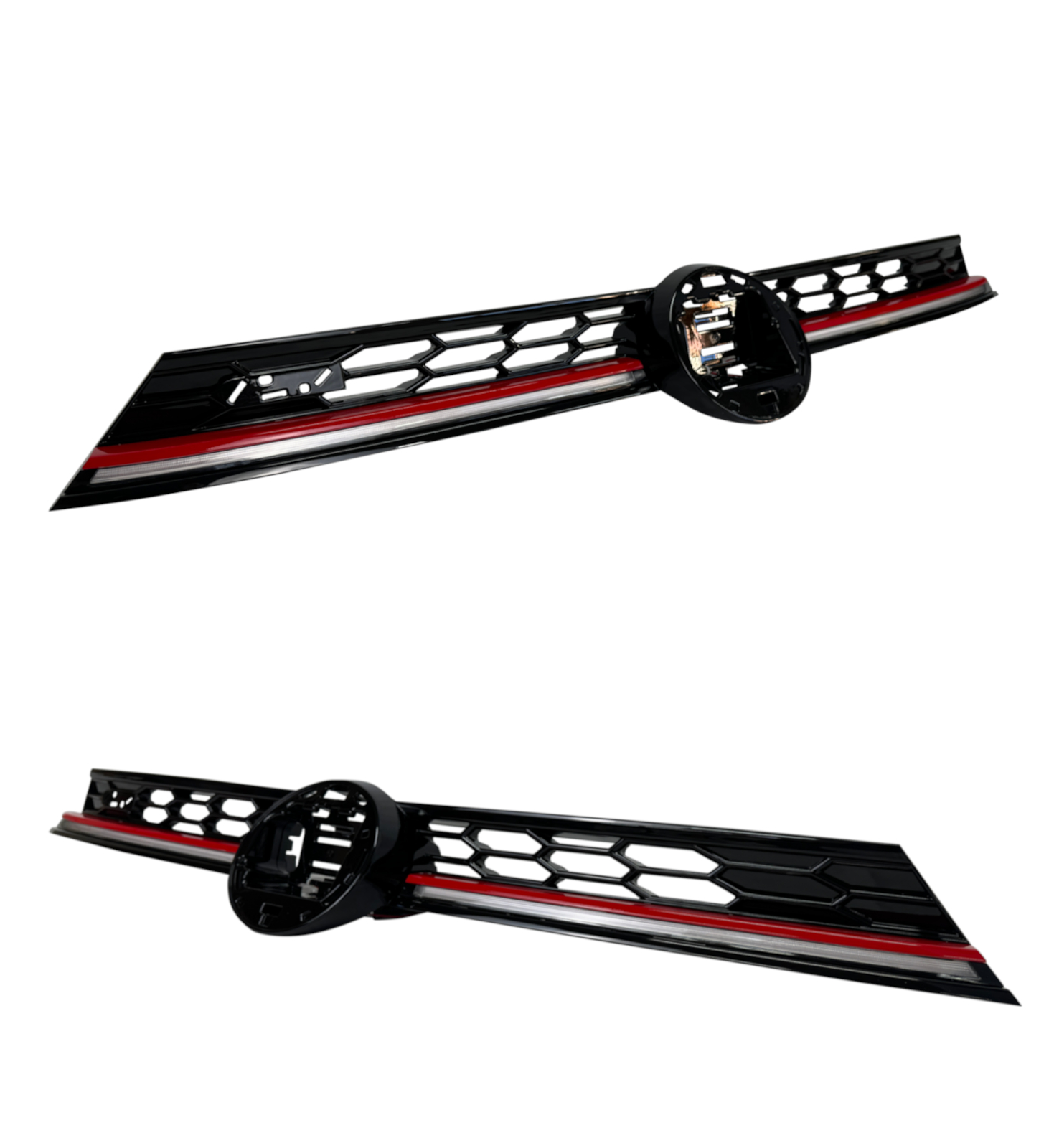 FRONT BUMPER WITH GRILLE BODY KIT GTI LOOK PRIMED FOR VW POLO 2022+ - Image 5