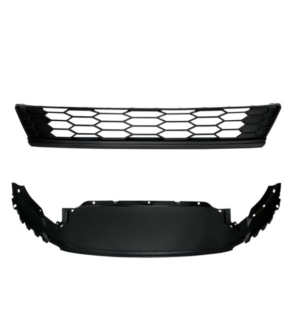 FRONT BUMPER WITH GRILLE BODY KIT GTI LOOK PRIMED FOR VW POLO 2022+ - Image 6