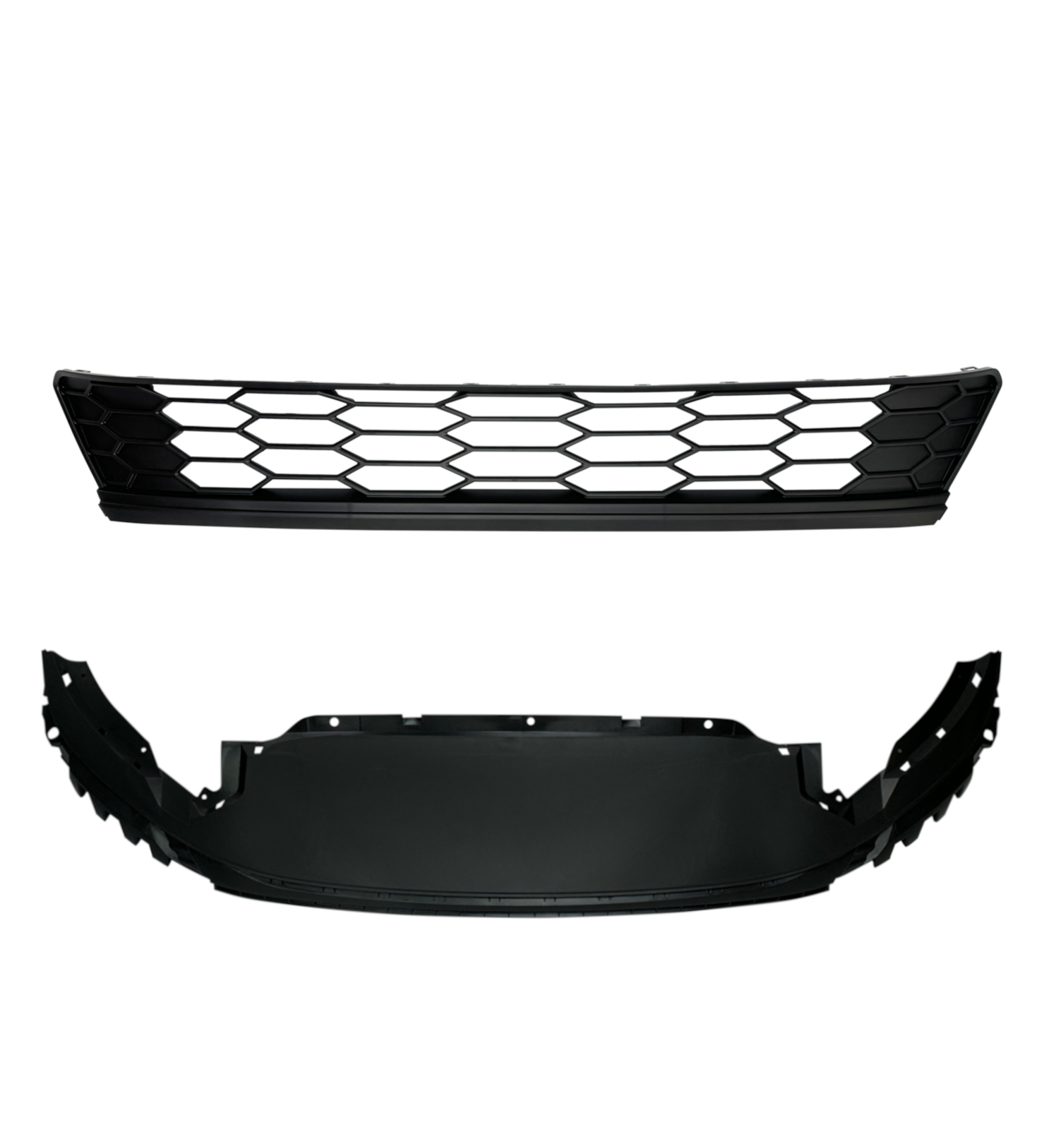 FRONT BUMPER WITH GRILLE BODY KIT GTI LOOK PRIMED FOR VW POLO 2022+ - Image 6