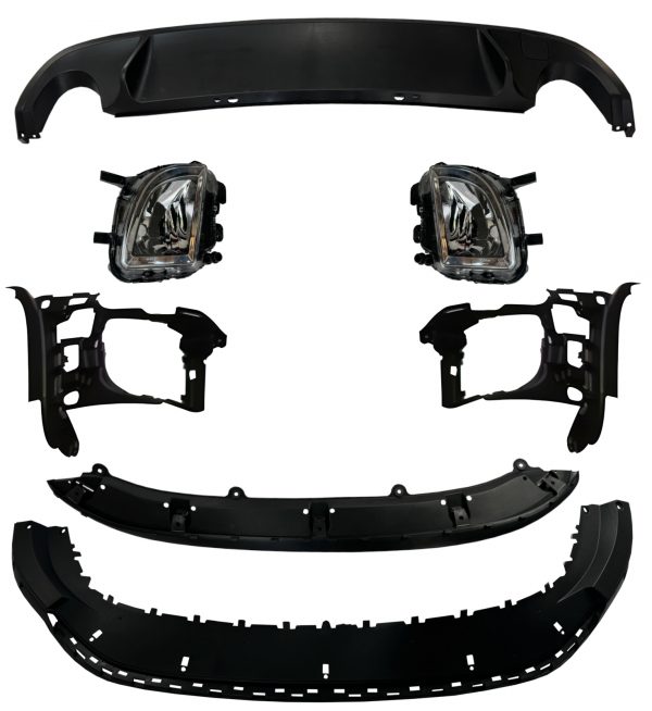 FRONT BUMPER DIFFUSER SIDE SKIRT FULL BODY KIT GTI LOOK PRIMED FOR VW GOLF MK6 - Image 5