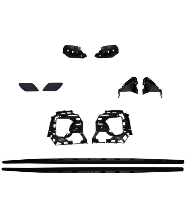 FRONT BUMPER DIFFUSER SKIRT FULL BODY KIT MK7.5 GTI LOOK PRIMED FOR VW GOLF MK7 - Image 7