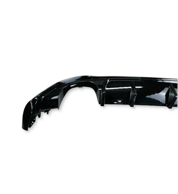 REAR DIFFUSER QUAD EXIT TCR LOOK GLOSS BLACK FOR VW GOLF MK7.5 2017-2021 - Image 4