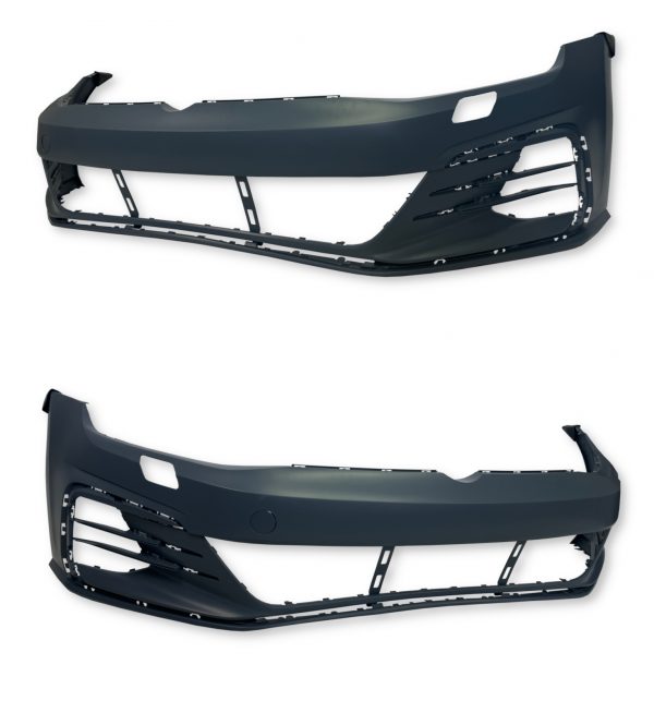 FRONT BUMPER DIFFUSER SIDE SKIRT FULL BODY KIT GTI LOOK PRIMED FOR VW GOLF MK7.5 - Image 2