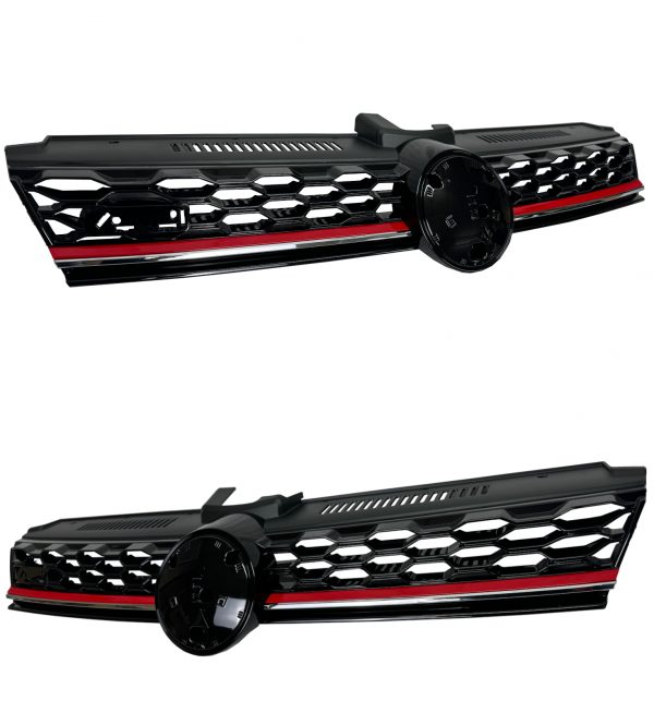 FRONT BUMPER DIFFUSER SIDE SKIRT FULL BODY KIT GTI LOOK PRIMED FOR VW GOLF MK7.5 - Image 3
