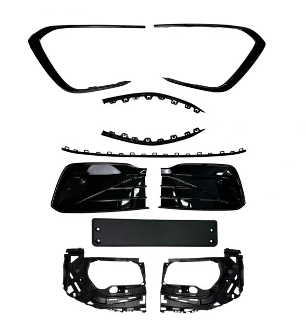 FRONT BUMPER GRILLE BODY KIT R LOOK PRIMED FOR VW GOLF MK8 2020+ - Image 6