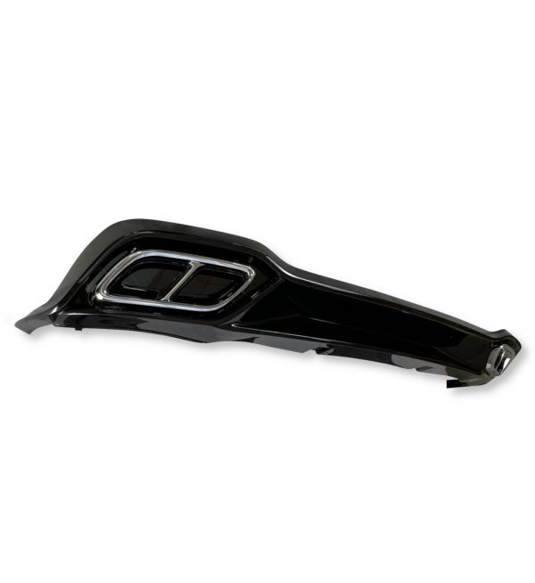 REAR BUMPER & DIFFUSER WITH TAILPIPES R LOOK GLOSS BLACK FOR VW GOLF MK8 2020+ - Image 4