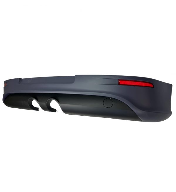 REAR BUMPER WITH DIFFUSER R32 LOOK GLOSS BLACK FOR VW GOLF MK5 2004-2009 - Image 2