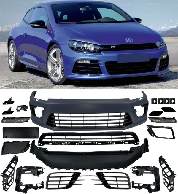FRONT BUMPER SCIROCCO R LOOK PRIMED FOR VW SCIROCCO 2015+