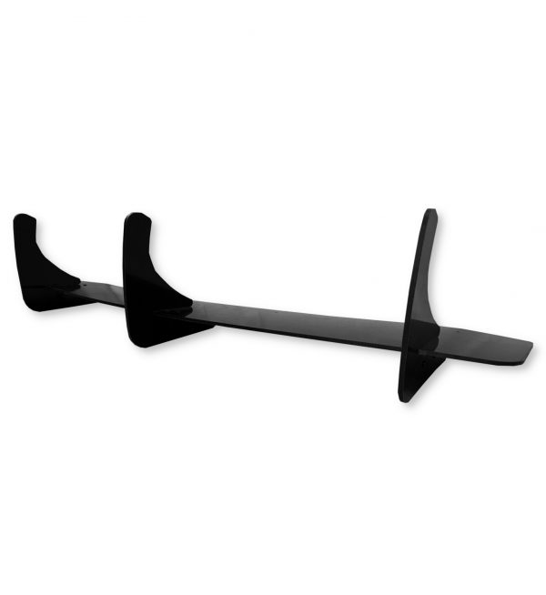 REAR DIFFUSER ADD ON FINS GLOSS BLACK FOR VW SCIROCCO R 2010-2018 - Image 2