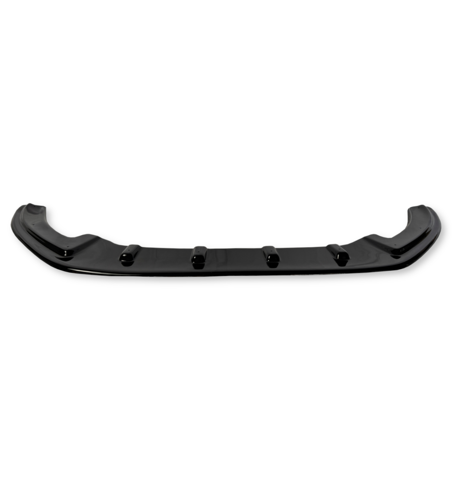 FRONT SPLITTER LIP GLOSS BLACK FOR VW CADDY 2010-2015 - Image 2