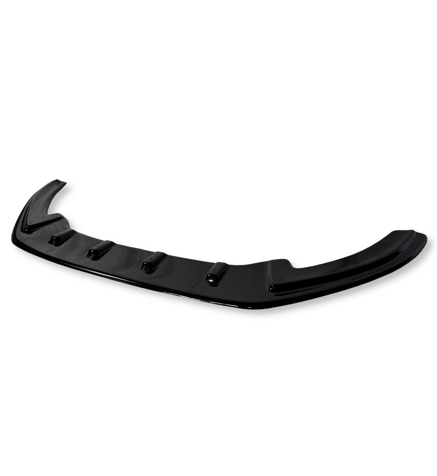 FRONT SPLITTER LIP GLOSS BLACK FOR VW CADDY 2010-2015 - Image 3