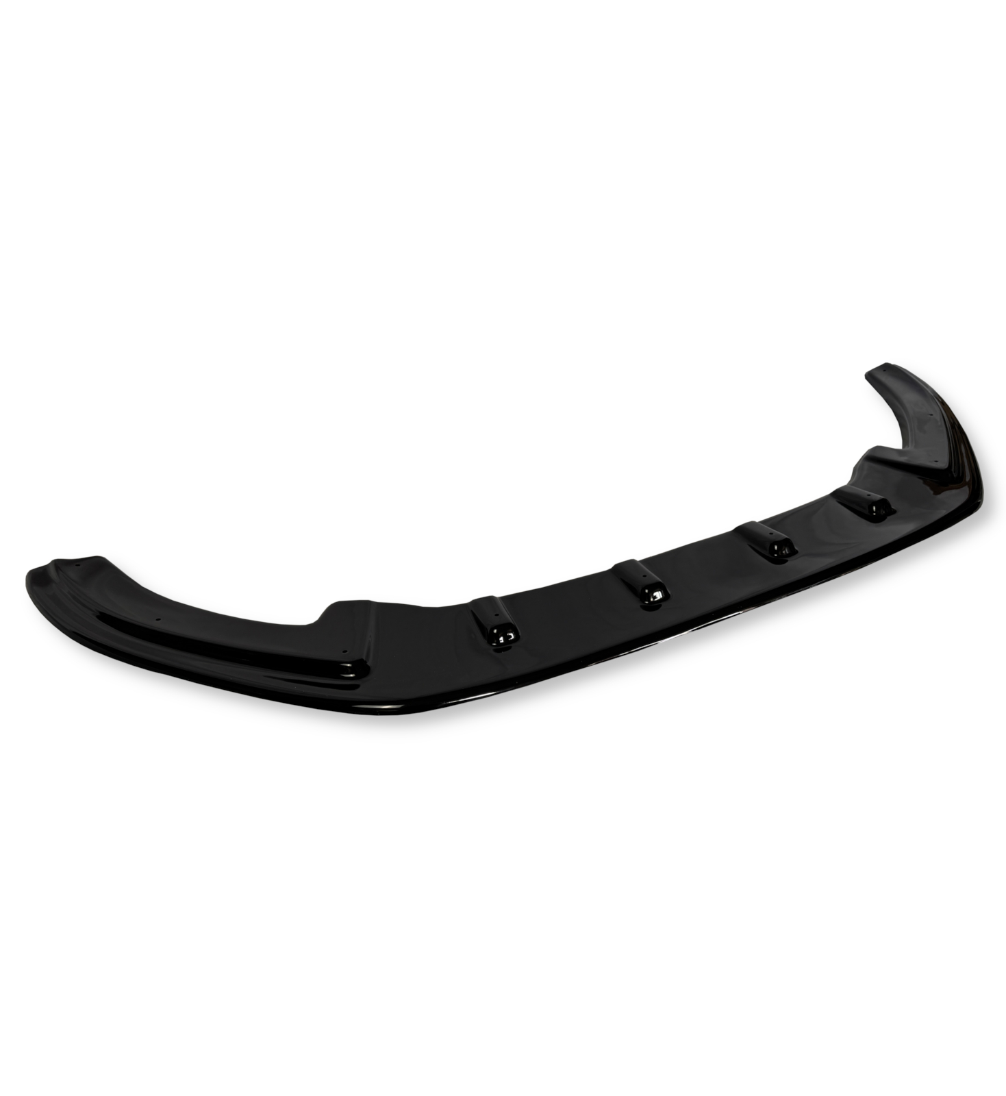 FRONT SPLITTER LIP GLOSS BLACK FOR VW CADDY 2010-2015 - Image 4