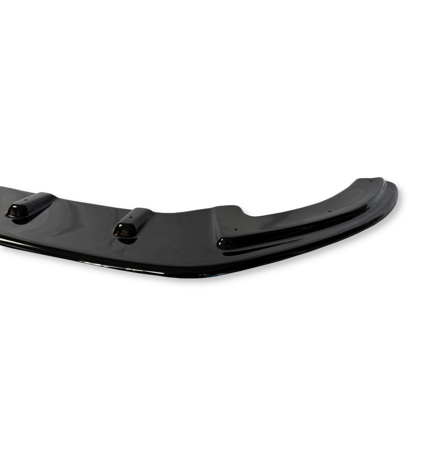 FRONT SPLITTER LIP GLOSS BLACK FOR VW CADDY 2010-2015 - Image 5