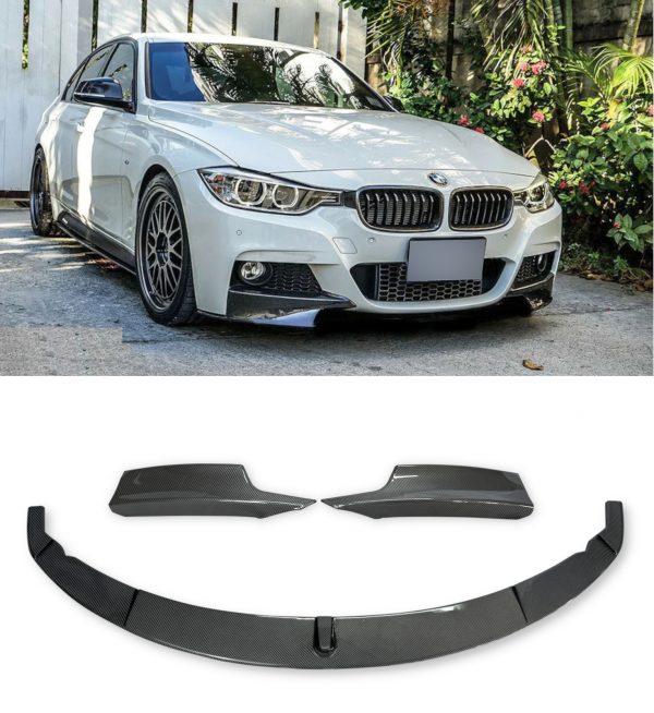 FRONT LIP SPLITTER M PERFORMANCE CARBON LOOK FOR BMW 3 SERIES F30 F31 2011- 2019