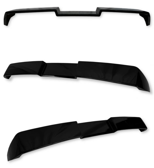 AERO BODY KIT SPLITTER DIFFUSER SPOILER GLOSS BLACK FOR VW TRANSPORTER T6 2015+ - Image 2