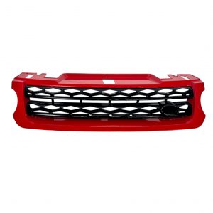 FRONT GRILLE GLOSS RED AND BLACK FOR RANGE ROVER SPORT L494 2014+