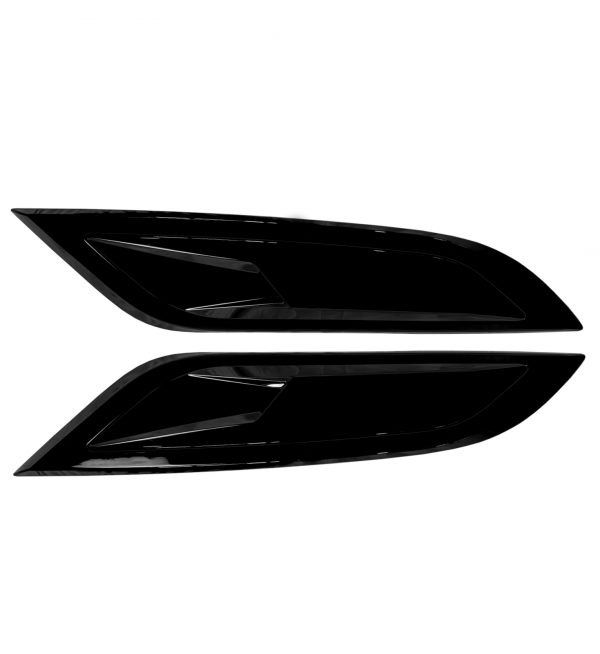 SIDE VENT BONNET AIR VENT KIT GLOSS BLCK FOR LAND ROVER DEFENDER 90 110 130 L663 - Image 3