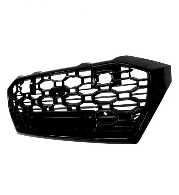 FRONT GRILLE HONEYCOMB RSQ8 STYLE GLOSS BLACK FOR AUDI Q8 2021+ - Image 3