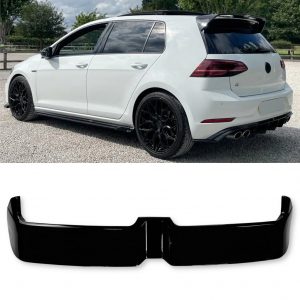 REAR ROOF SPOILER OETTINGER STYLE GLOSS BLACK FOR VW GOLF MK7 7.5 R LINE 13-19