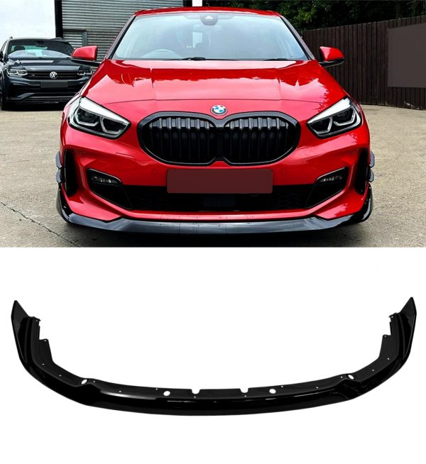 AERO BODY KIT SPLITTER DIFFUSER SPOILER SKIRTS BLACK BMW 1 SEIRES F40 M-SPORT - Image 3