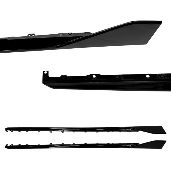 AERO BODY KIT SPLITTER DIFFUSER SPOILER SKIRTS BLACK BMW 1 SEIRES F40 M-SPORT - Image 8
