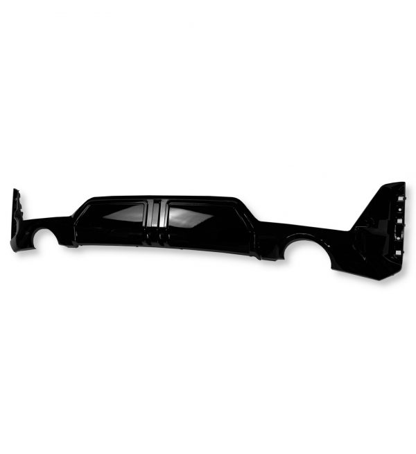 REAR DIFFUSER VALANCE M STYLE GLOSS BLACK FOR BMW 3 SERIES G20 G21 LCI 2022+ - Image 2