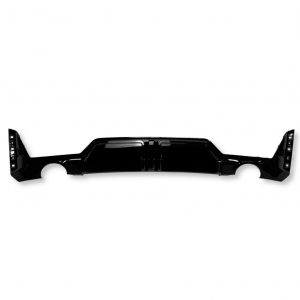 REAR DIFFUSER VALANCE M STYLE GLOSS BLACK FOR BMW 3 SERIES G20 G21 LCI 2022+