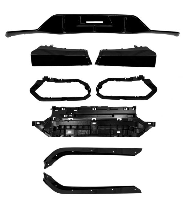 AERO BODY KIT SPLITTER SKIRTS DIFFUSER SPOILER BLACK FOR BMW 7 SERIES i7 G70 LCI 2023+ - Image 5