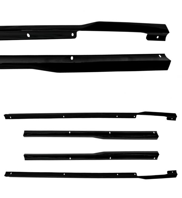 AERO BODY KIT SPLITTER SKIRTS DIFFUSER SPOILER BLACK FOR BMW 7 SERIES i7 G70 LCI 2023+ - Image 6