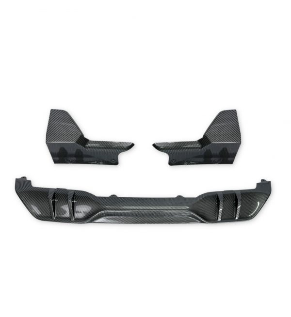 AERO BODYKIT SPLITTER SIDE SKIRT DIFFUSER SPOILER CARBON LOOK FOR BMW X5 G05 LCI - Image 3