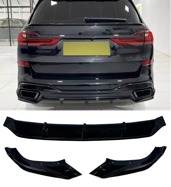 AERO BODY KIT SPLITTER SIDE SKIRTS SPOILER GLOSS BLACK FOR BMW X7 G07 LCI 2023+ - Image 2