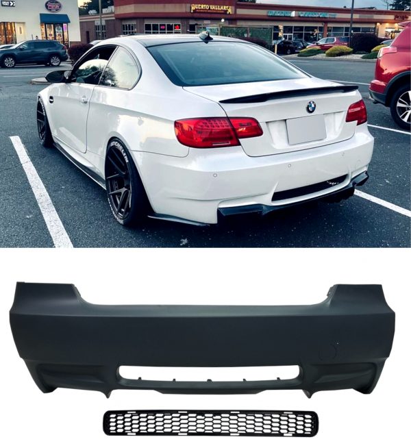 REAR BUMPER M3 LOOK PRIMED FOR BMW 3 SERIES E92 E93 PRE-LCI 2006-2009
