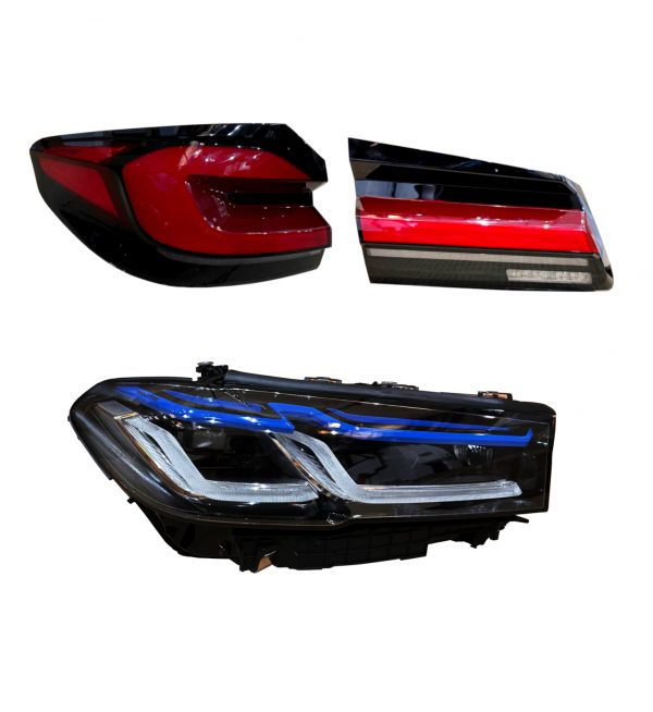 BMW 5 SERIES G30 2017+ TO F90 M5 LCI CONVERSION KIT PRIMED BUMPERS WINGS BONNET - Image 9