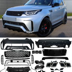 FRONT BUMPER GRILLE TIPS FULL BODY KIT PRIMED FOR LAND ROVER DISCOVERY 5 L462