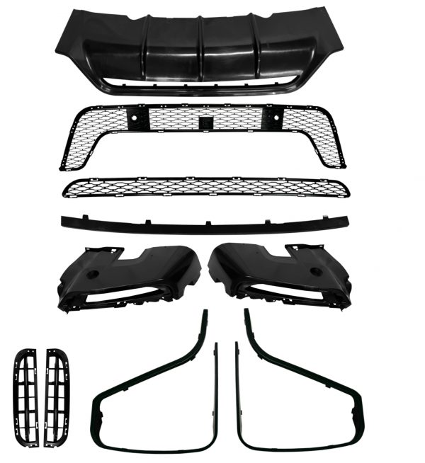 FRONT BUMPER GRILLE TIPS FULL BODY KIT PRIMED FOR LAND ROVER DISCOVERY 5 L462 - Image 6