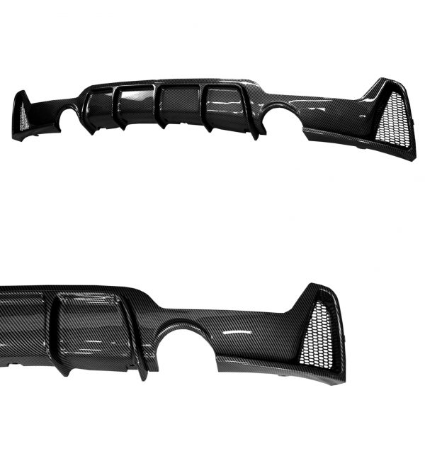 REAR DIFFUSER M PERDORMANCE 440i STYLE CARBON LOOK FOR BMW 4 SERIES F32 F33 F36 - Image 3