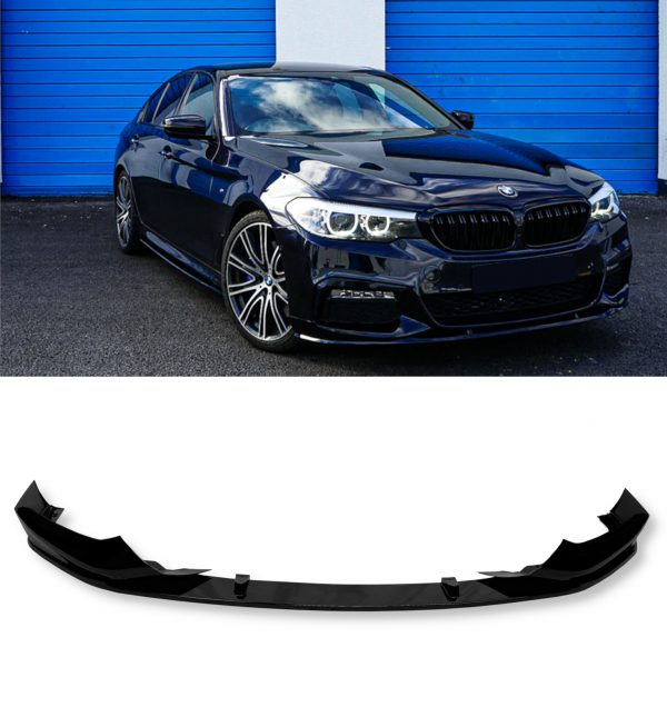 BODY KIT SPLITTER DIFFUSER SKIRTS SPOILER M5 STYLE GLOSS BLACK FOR BMW 5 SERIES G30 - Image 2